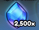 2,500 Gems