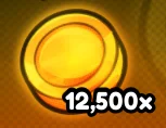 12,500 Gold