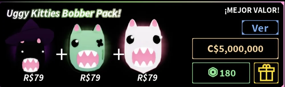 Uggy kitties bobber pack