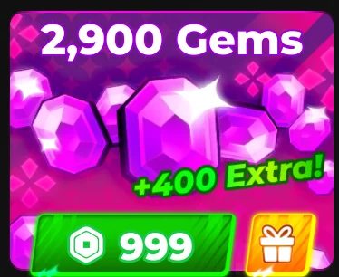 2,900 Gems
